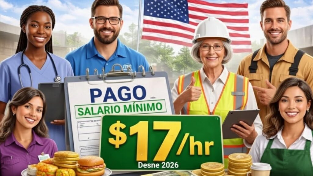 Salario Mínimo en EE.UU. Aumentará a $17 por Hora en 2026: ¿Cómo Te Afecta?